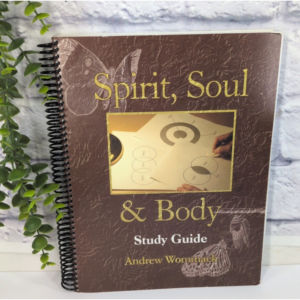 NEW SPIRAL WITH CD🚨Spirit, Body, and Soul Study Guide Wommack Andrew 2008